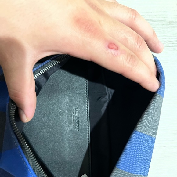 Blue Burberry Men’s fanny pack - Picture 3 of 5